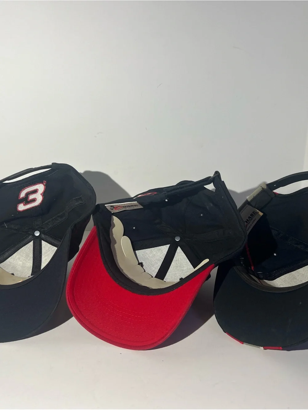 Lot‎ of 3 Vintage Dale Earnhardt Goodwrench Service SnapBack Hats